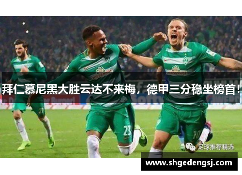 拜仁慕尼黑大胜云达不来梅，德甲三分稳坐榜首！